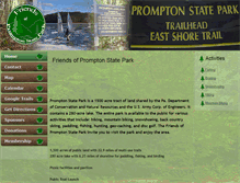 Tablet Screenshot of friendsofprompton.com
